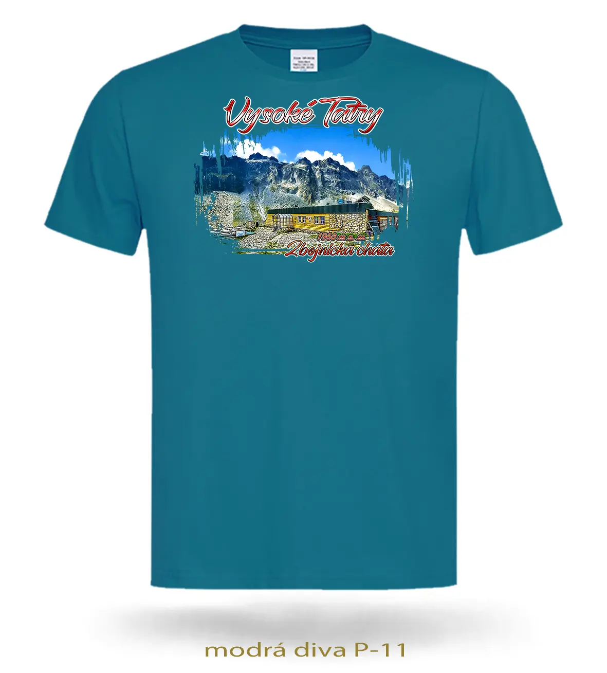 Trička pánske ZBOJNÍCKA CHATA Vysoké Tatry